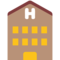 Hotel emoji on Google